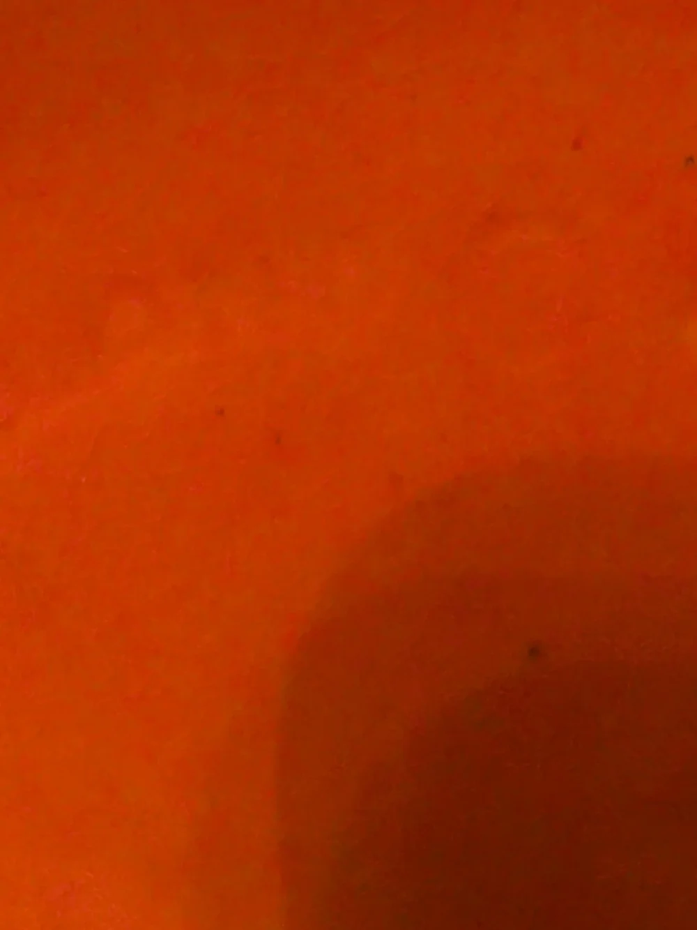 Vibrant Orange Ceramic Candlestick Pair